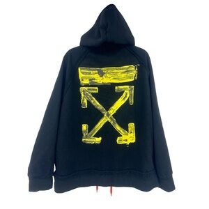 Unisex OFF-WHITE Oversized Arrows Hoodie Size S
